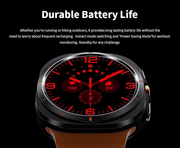 Samsung Galaxy Watch Ultra Master Copy Smartwatch | 47mm AMOLED Display, Bluetooth Calling & Fitness Tracking