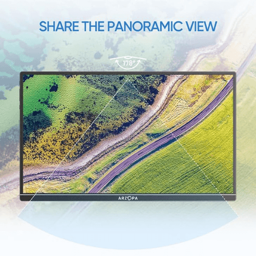 Arzopa A1S 15.6" FHD Portable Monitor | 1080P IPS HDR Ultra-Slim Display with Smart Cover