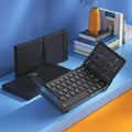 BOW HB318D Mini Foldable Wireless Bluetooth Keyboard with Touchpad & Numeric Keypad for PC, iPad & Tablets