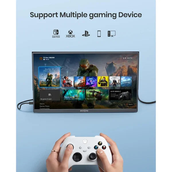 Arzopa A1 Gamut Slim Portable Monitor 14″ FHD 1080P