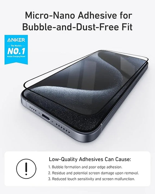 Anker Dust-Proof Screen Protector for iPhone (Single)