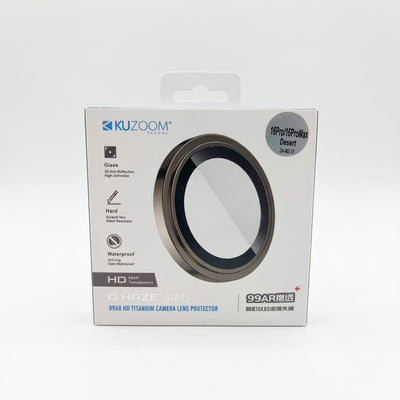 KUZOOM Camera Lens Protector for iPhone 16 Pro / 16 Pro Max – HD Protective Film