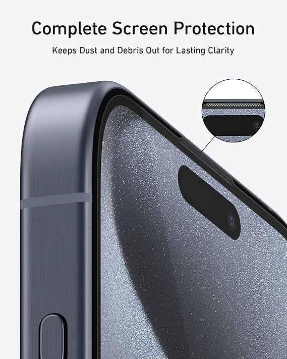 Anker Dust-Proof Screen Protector for iPhone (Single)