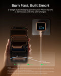 Anker Nano Charger (45W) with Smart Digital Display – Ultra-Compact GaN Fast Charger, 180° Foldable Plug, PPS Support for Samsung Galaxy, iPhone & MacBook Air (Chinese Variant)