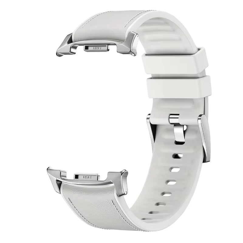 Silicone Leather Strap for Samsung Galaxy Watch 8 Classic & Galaxy Watch 8 (40mm / 44mm)