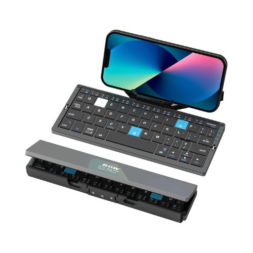 Mini Foldable Bluetooth Keyboard with Magnetic Stand