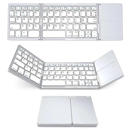 Mini Folding Wireless Keyboard with Trackpad