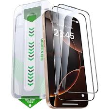 UGREEN 9D Curved Full-Screen Dust-Free Clear Tempered Glass Screen Protector (2-Pack)